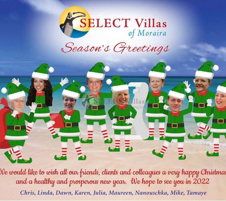 Команда Select Villas поздравляет вас с Рождеством и желает счастливого и здорового Нового года, 2022